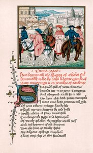 Pielgrzymi z Canterbury, ok. 1420 XIX w. autorstwa Unbekannt