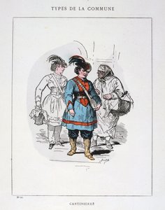 Cantinieres, Komuna Paryska, 1871. autorstwa Unbekannt