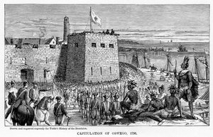 Kapitulacja Oswego, 1756, 1877 autorstwa Unbekannt