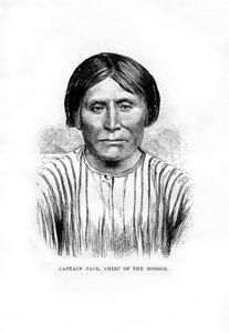Kapitan Jack, wódz plemienia rdzennych Amerykanów Modoc, 1872 r autorstwa Unbekannt