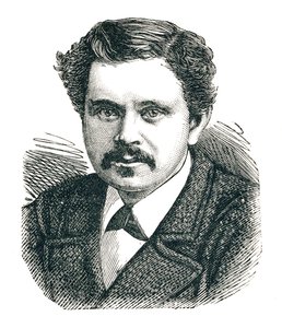 Kapitan Paul Boyton, 1848-1924, wynalazca kombinezonu zanurzeniowego, 1893 autorstwa Unbekannt