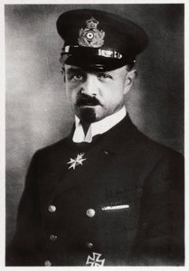 Kapitan Peter Strasser, dowódca floty niemieckich sterowców, I wojna światowa, 1916-1918 1933 autorstwa Unbekannt