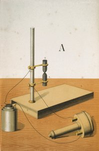 Mikrofon węglowy, 1882 autorstwa Unbekannt
