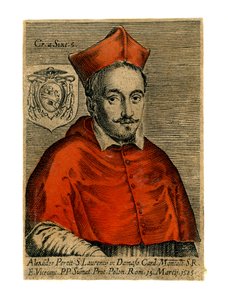 Kardynał Aleksander Perett, 1585 autorstwa Unbekannt
