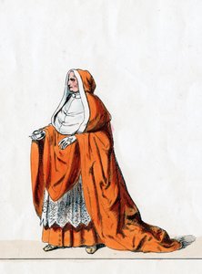 Kardynał Wolsey, projekt kostiumu do sztuki Szekspira, Henryk VIII, XIX w. autorstwa Unbekannt