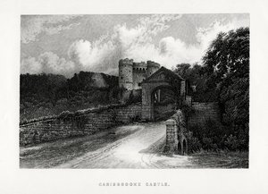 Zamek Carisbrooke, Newport, Isle of Wight, 1896 autorstwa Unbekannt