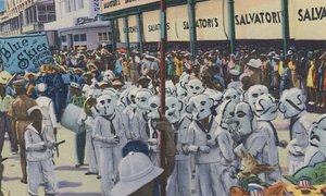 Karnawał, Trynidad, BWI, c1940. autorstwa Unbekannt