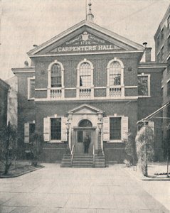 Carpenters Hall, Filadelfia, 1904 autorstwa Unbekannt