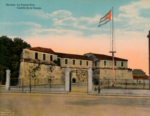 Zamek Sił Królewskich, Hawana, Kuba, ok. 1920 r. autorstwa Unbekannt