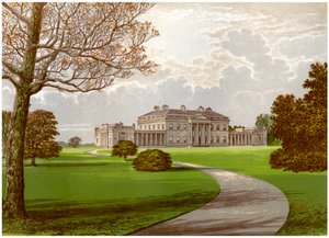 Zamek Coole, Enniskillen, hrabstwo Fermanagh, dom hrabiego Belmore, ok. 1880 r. autorstwa Unbekannt