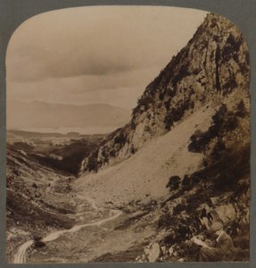 Castle Crag i piękna dolina Borrowdale, Lake District, Anglia, 1903. autorstwa Unbekannt
