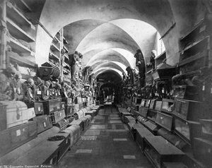 Katakumby Kapucynów, Palermo, Włochy, ok. 1910 autorstwa Unbekannt