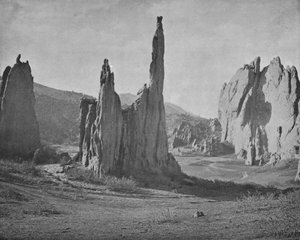 Iglice katedry, Garden of the Gods, Kolorado, USA, ok. 1900. autorstwa Unbekannt