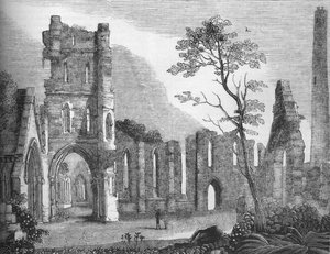Katedra w Kildare, 1845 autorstwa Unbekannt
