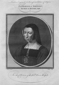Katarzyna Aragońska, królowa Henryka VIII, 1784. autorstwa Unbekannt