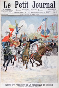 Kawalkada rodzimych wojsk podczas wizyty prezydenta Loubeta w Algierii, 1903 autorstwa Unbekannt