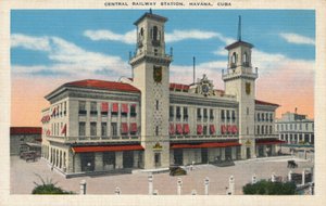 Dworzec Centralny, Hawana, Kuba, ok. 1910 r. autorstwa Unbekannt