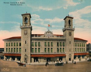 Dworzec Centralny, Hawana, Kuba, ok. 1920 r. autorstwa Unbekannt