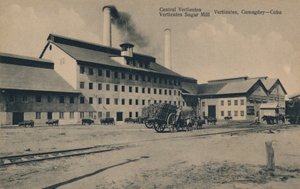 Central Vertientes Sugar Mill, Camaguey, Kuba, c1910 autorstwa Unbekannt