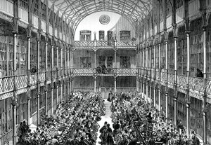Sala Centralna Składu Odzieży Armii Królewskiej, Pimlico, ok. 1880 r. autorstwa Unbekannt