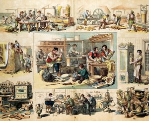 Przemysł ceramiczny, ok.1870 autorstwa Unbekannt