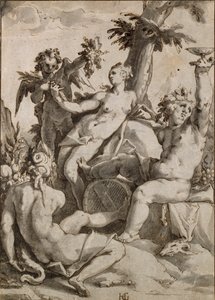 Ceres, Wenus i Bachus, XVI-XVII w. autorstwa Unbekannt