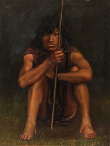 Indianin Chapo, ca. 1890-1892. autorstwa Unbekannt