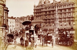 Charing Cross, Londyn, ok. 1900 autorstwa Unbekannt