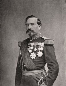Charles Denis Bourbaki, francuski żołnierz i generał, 1868 autorstwa Unbekannt