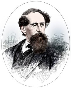 Charles Dickens, XIX-wieczny angielski powieściopisarz autorstwa Unbekannt
