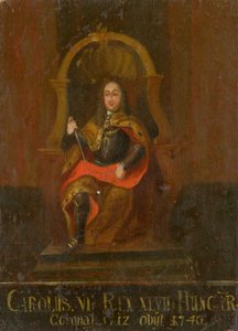 Karol VI 1685-1740, król Węgier i Chorwacji, I poł. XVIII w. autorstwa Unbekannt