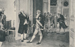 Karol i Ferdynand w Bayonne, 1808, 1896 autorstwa Unbekannt