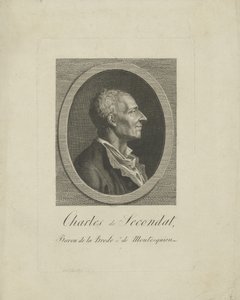 Charles de Secondat, baron de Montesquieu 1689-1755, ok. 1930 r. 1795. autorstwa Unbekannt