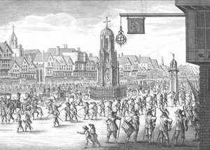 Cheapside, Cross and Conduit, 1638, 1809. autorstwa Unbekannt