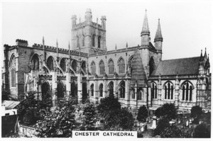 Katedra w Chester, 1936 autorstwa Unbekannt