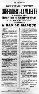 Chiffonnier de La Villette, z francuskich plakatów politycznych Komuny Paryskiej, maj 1871 autorstwa Unbekannt