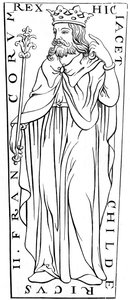 Childeryk II c653-675, XII wiek 1849 autorstwa Unbekannt