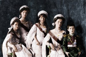 Dzieci cara Mikołaja II z Rosji, ok. 1910. autorstwa Unbekannt