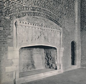 Kominek w zamku Tattershall, Lincolnshire, 1927 autorstwa Unbekannt