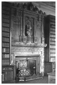 Kawałek komina Biblioteki na Zamku Windsor, 1896 autorstwa Unbekannt