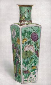 Chiński wazon w kształcie maczugi. Okres Kang Hsi, 1661-1722, 1928 autorstwa Unbekannt