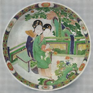 Chińska Porcelana, Famille Verte. Okres Kang Hsi, 1662-1722, 1928 autorstwa Unbekannt
