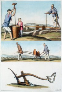 Chińskie rolnictwo, 1825-1835 autorstwa Unbekannt