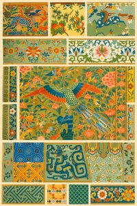 Chińskie malarstwo, tkactwo, haft i cloisonné, 1898. autorstwa Unbekannt