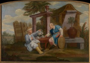 Chinoiserie, połowa XVIII wieku.. autorstwa Unbekannt