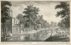 Chiswick House, Hounslow, Londyn, 1750 autorstwa Unbekannt