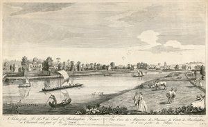 Chiswick House, Londyn, 1750 autorstwa Unbekannt