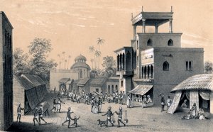 Droga Chittapore, Kalkuta, 1847 autorstwa Unbekannt