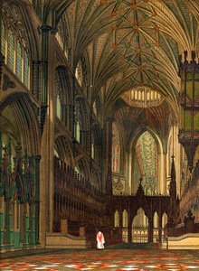 Chór katedry w Ely, Cambridgeshire, XIX wiek autorstwa Unbekannt