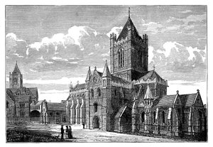 Katedra Christ Church, Dublin, Irlandia autorstwa Unbekannt